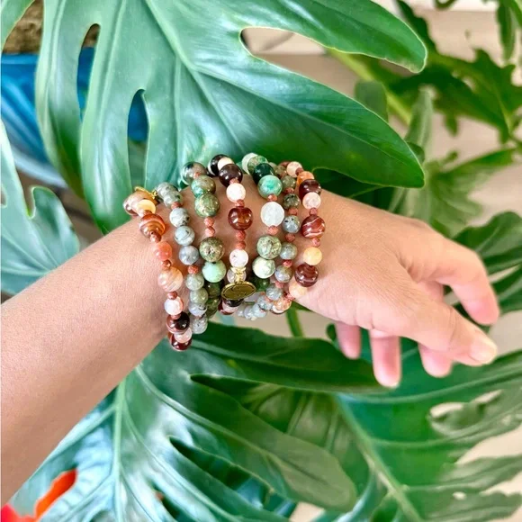 Labradorite & Goldstone bracelet (one) - Picture 2 of 7